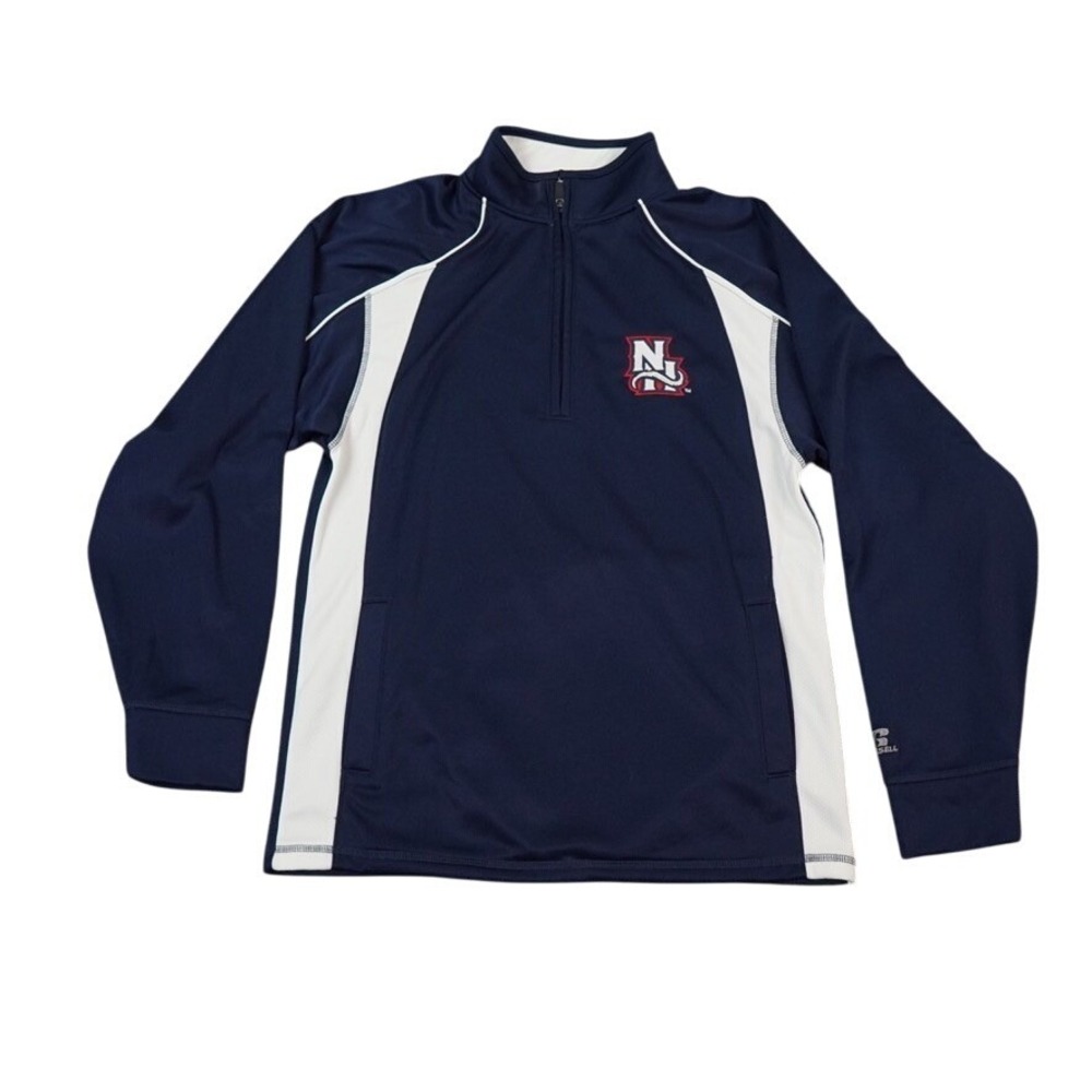 Fisher Cats Russell Athletic Pullover Jacket Men Small Navy Toronto Blue Jays AA